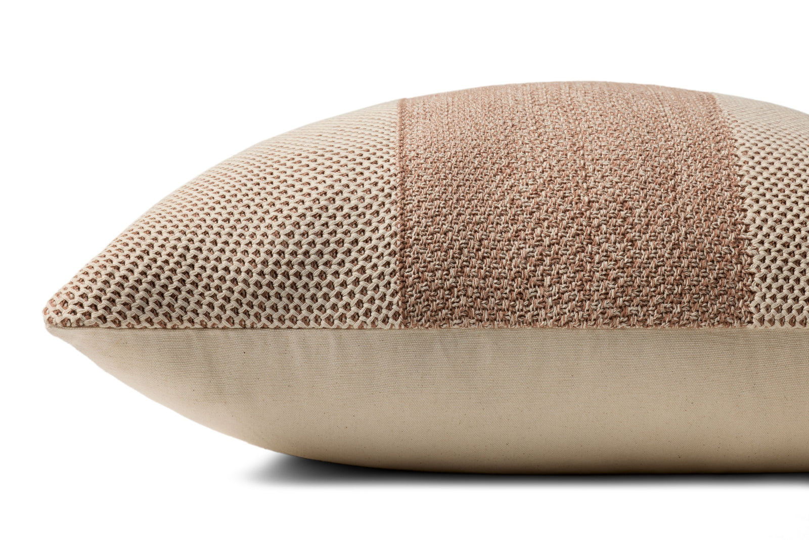 Ivory / Spice Pillow — a Loloi pillow at Laurie Yapp Home.