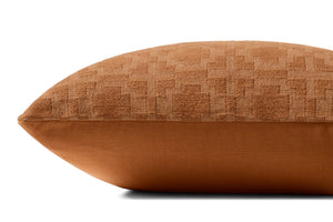 Rust Pillow (Pattern 4) shown from another angle.