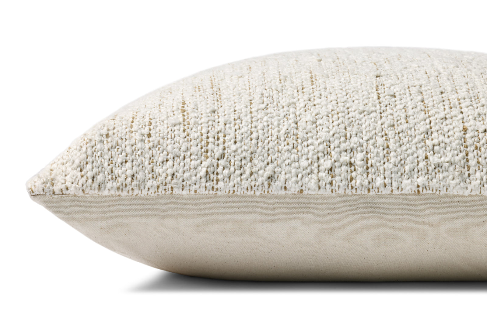 Ivory / Gold Pillow — a Loloi pillow at Laurie Yapp Home.