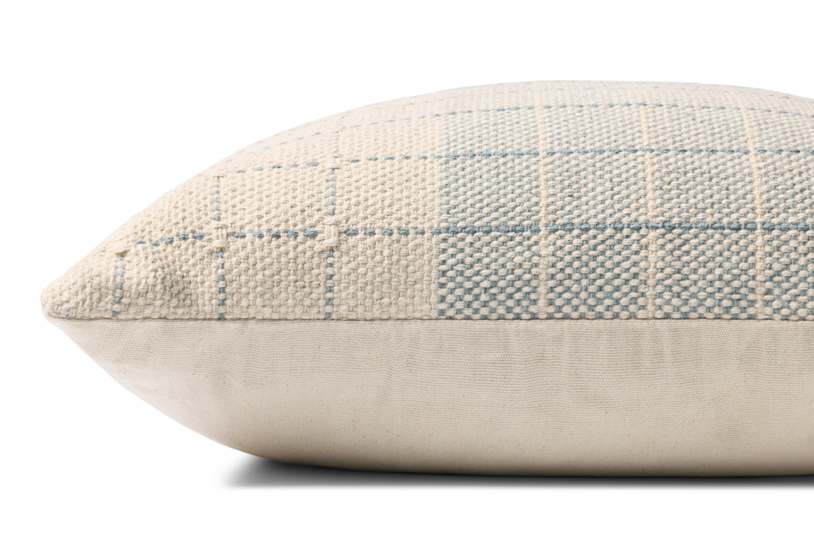 Blue / Natural Pillow — a Loloi pillow at Laurie Yapp Home.