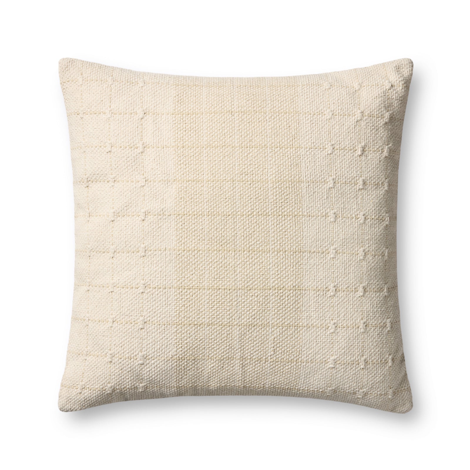 Beige / Natural Pillow — a Loloi pillow at Laurie Yapp Home.