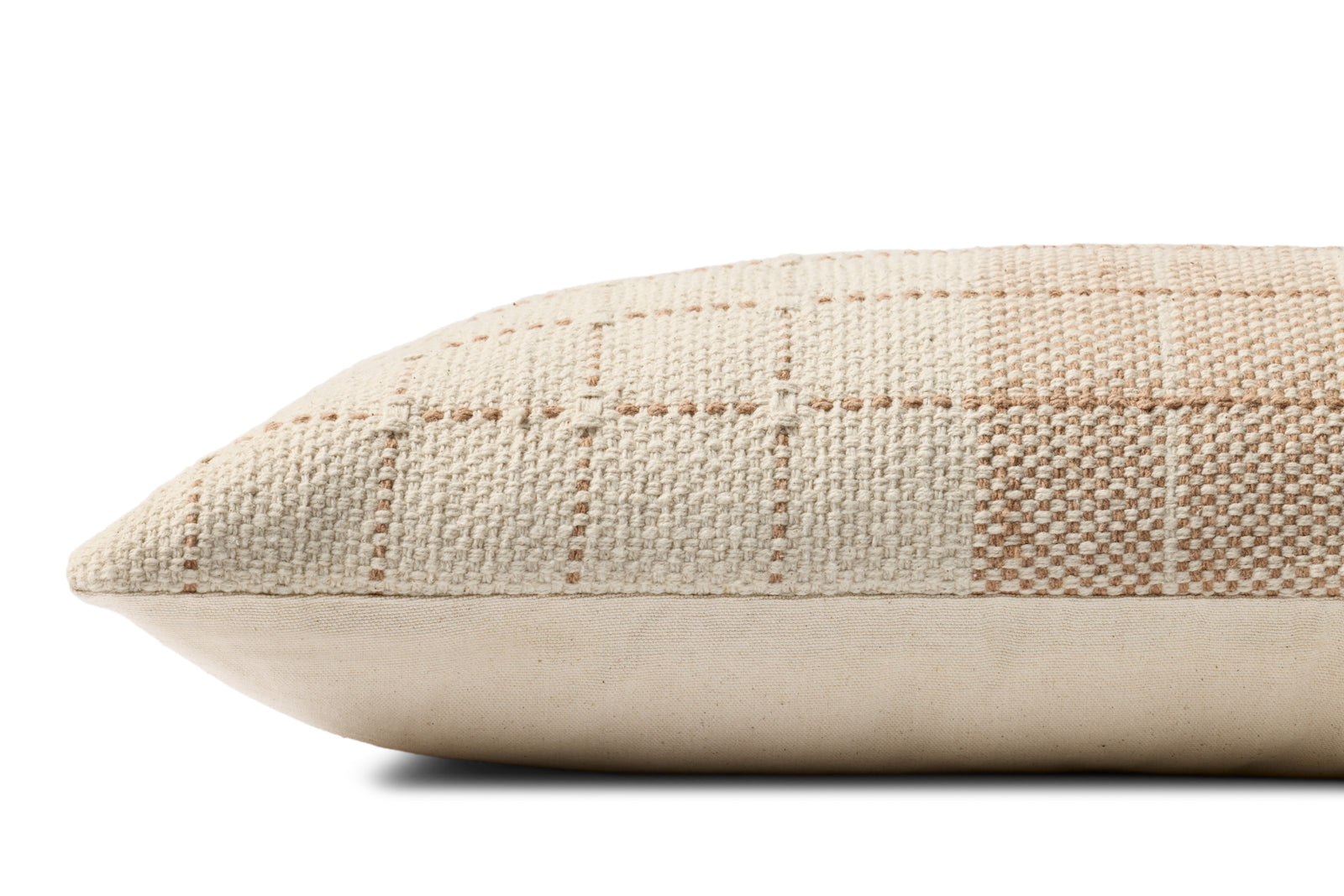 Natural / Rust Pillow (Pattern 1) — a Loloi pillow at Laurie Yapp Home.