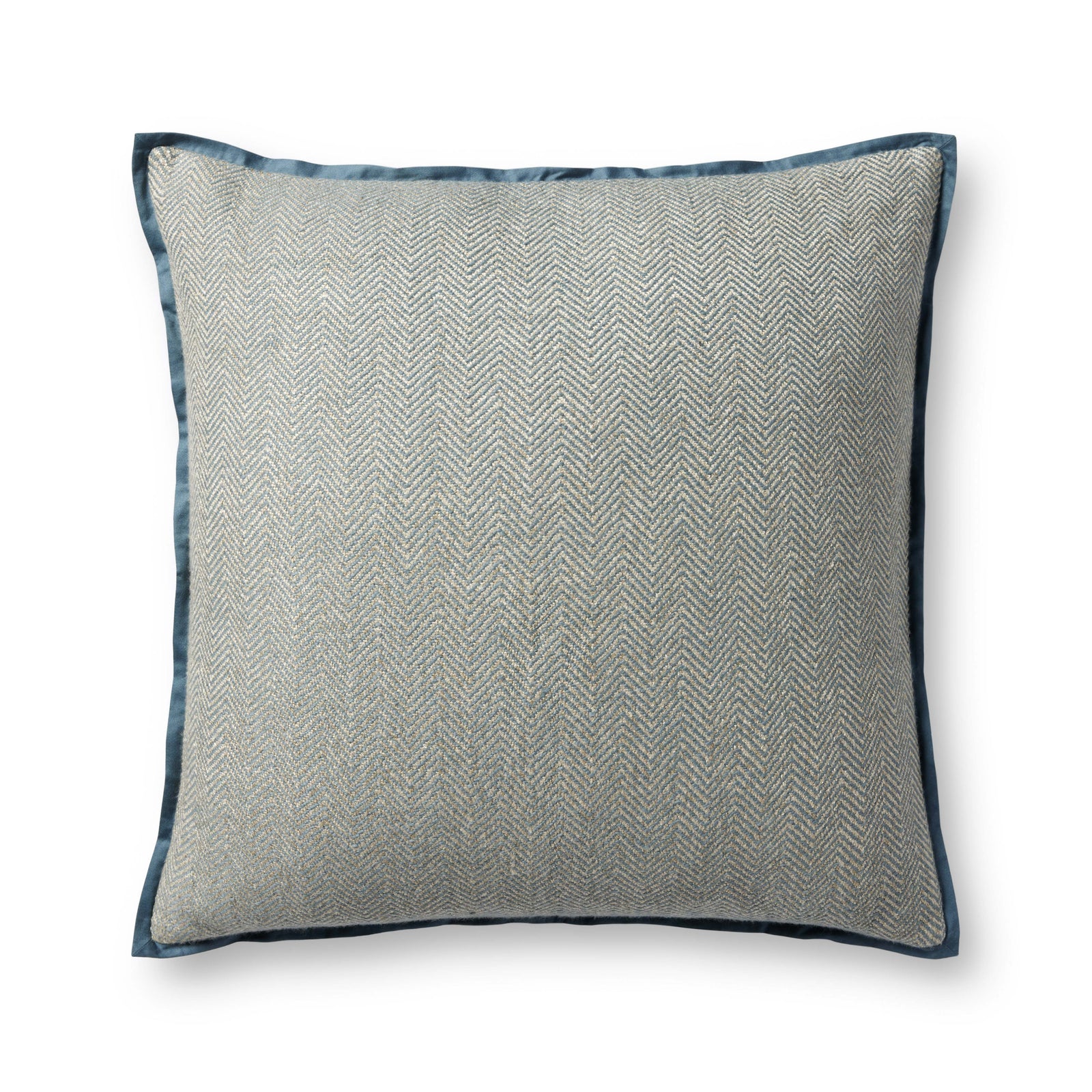 Blue Pillow (Pattern 14) — a Loloi pillow at Laurie Yapp Home.