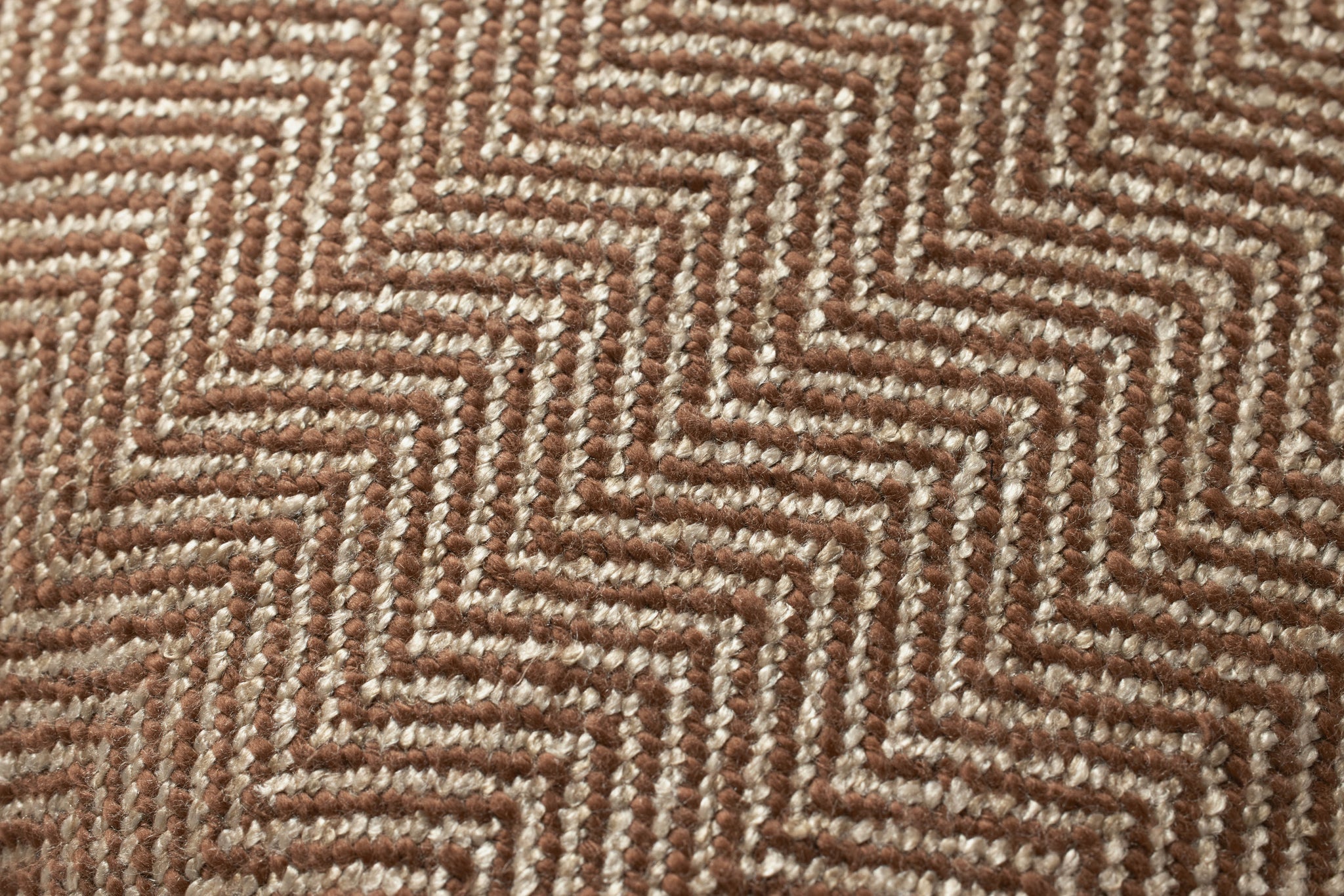 Chocolate Pillow shown from a different angle to reveal its pattern.