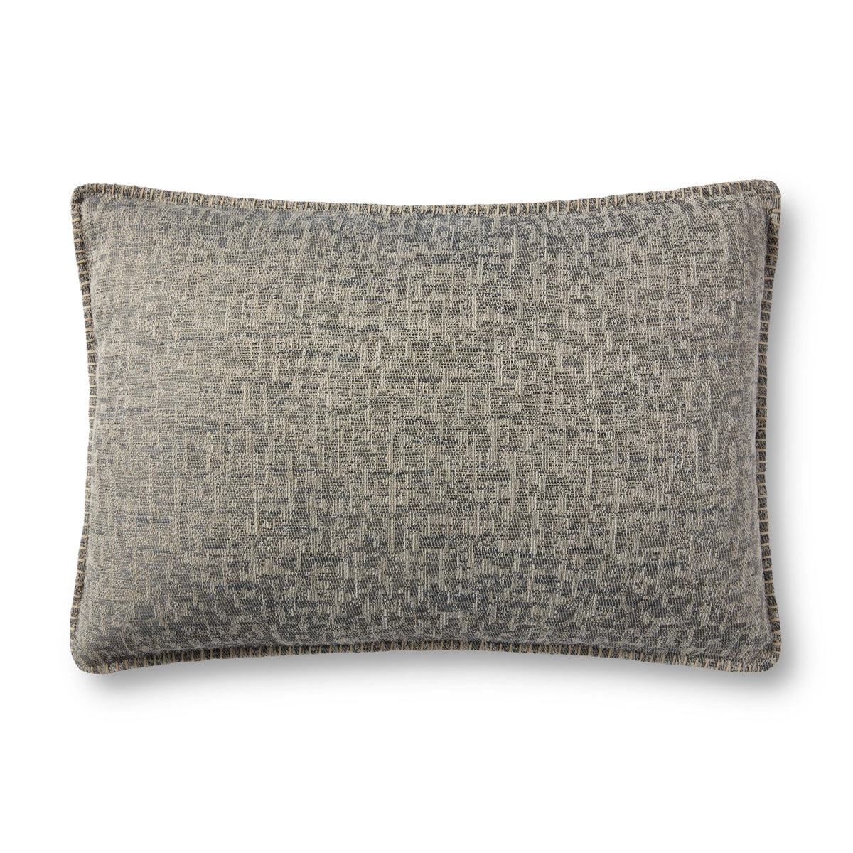 Grey Pillow (Pattern 5) — a Loloi pillow at Laurie Yapp Home.