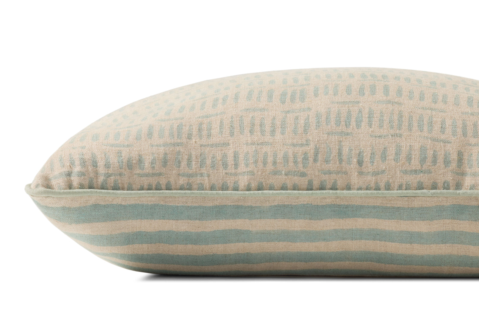 Lt. Blue Pillow (Pattern 1) — a Loloi pillow at Laurie Yapp Home.