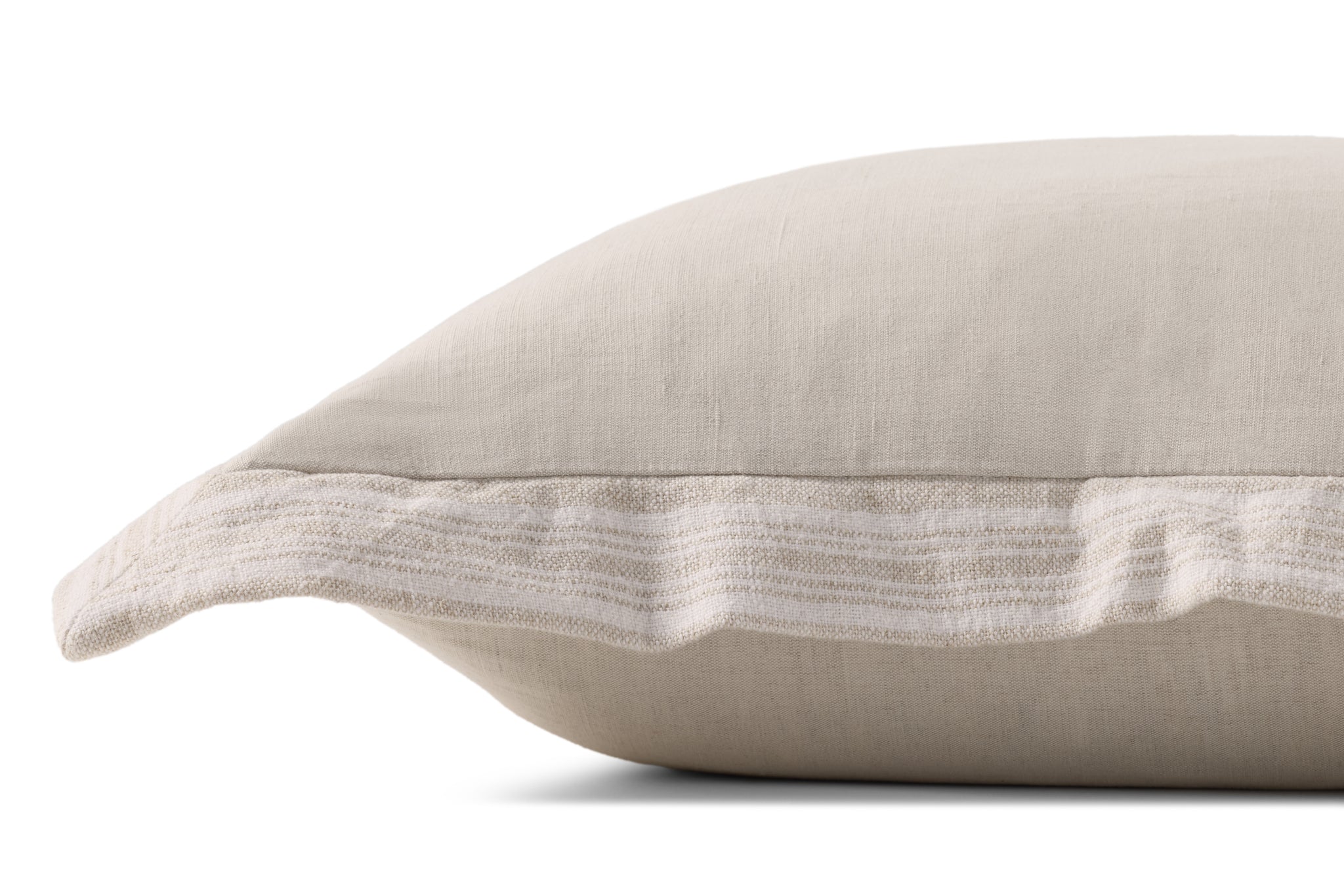 Natural Pillow (Pattern 4) shown from another angle.