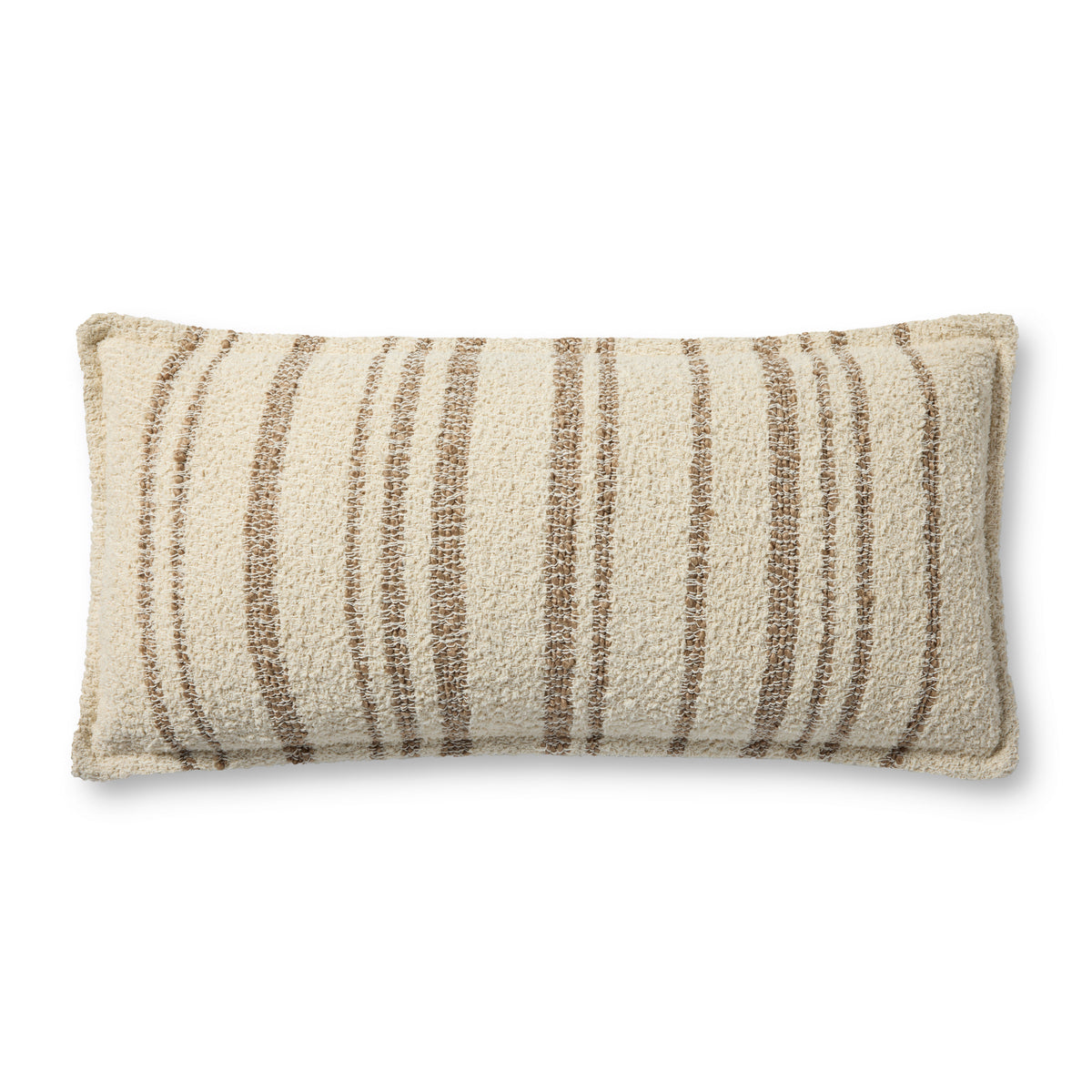 Natural / Tan Pillow — a Loloi pillow at Laurie Yapp Home.