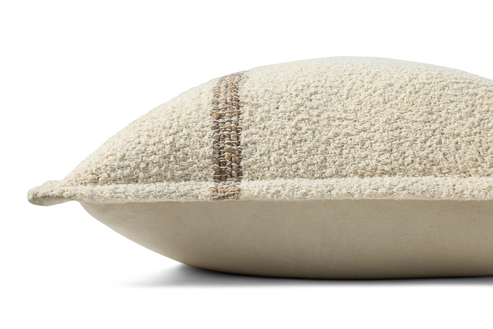 Natural / Tan Pillow (Pattern 1) — a Loloi pillow at Laurie Yapp Home.
