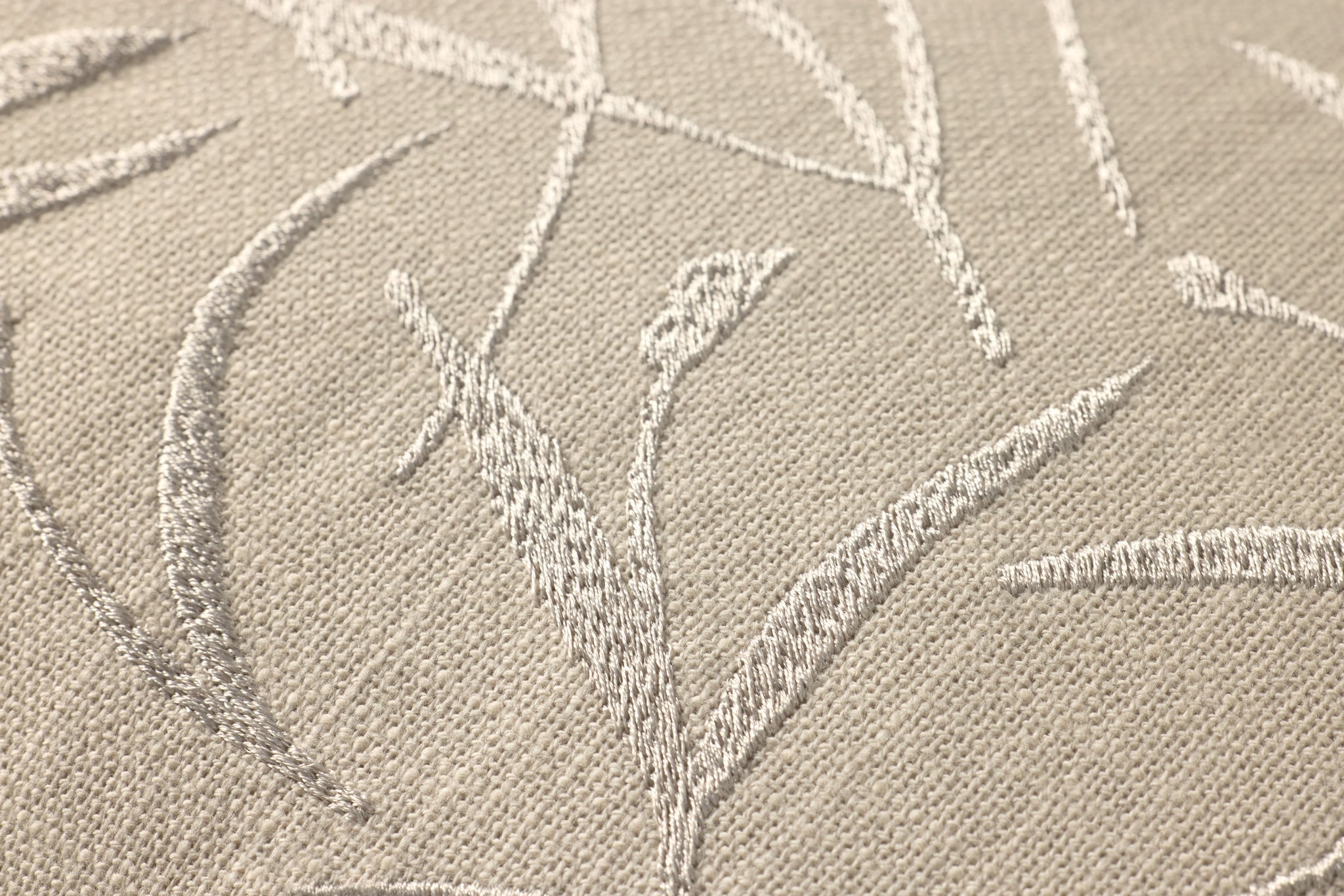 Ivory Pillow (Pattern 5) shown from a different angle to reveal its pattern.