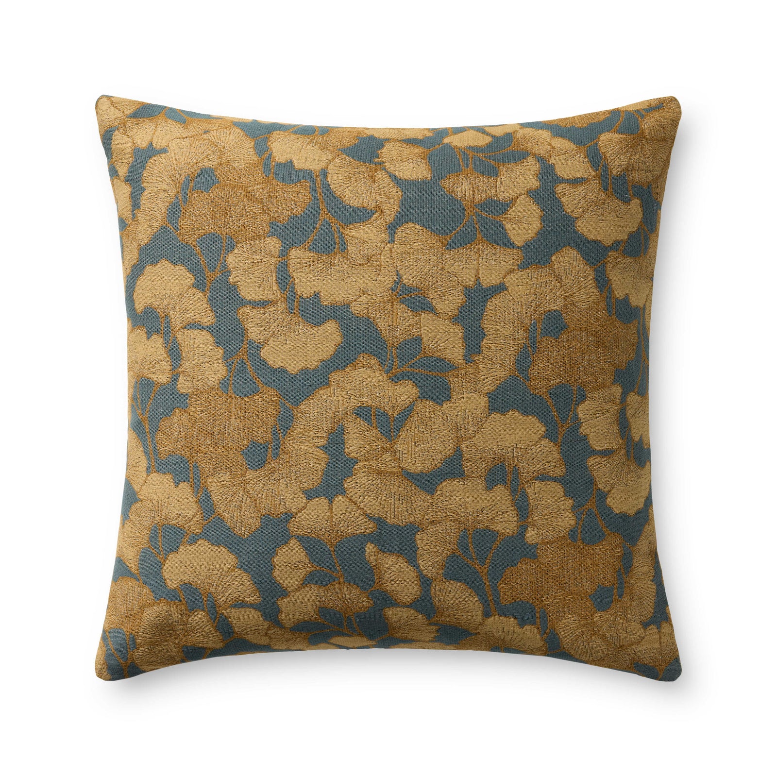 Fawn Blue / Gold Pillow — a Loloi pillow at Laurie Yapp Home.