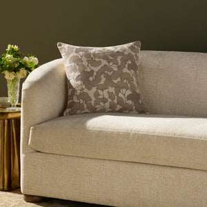 Fawn Ivory / Silver Pillow shown from another angle.