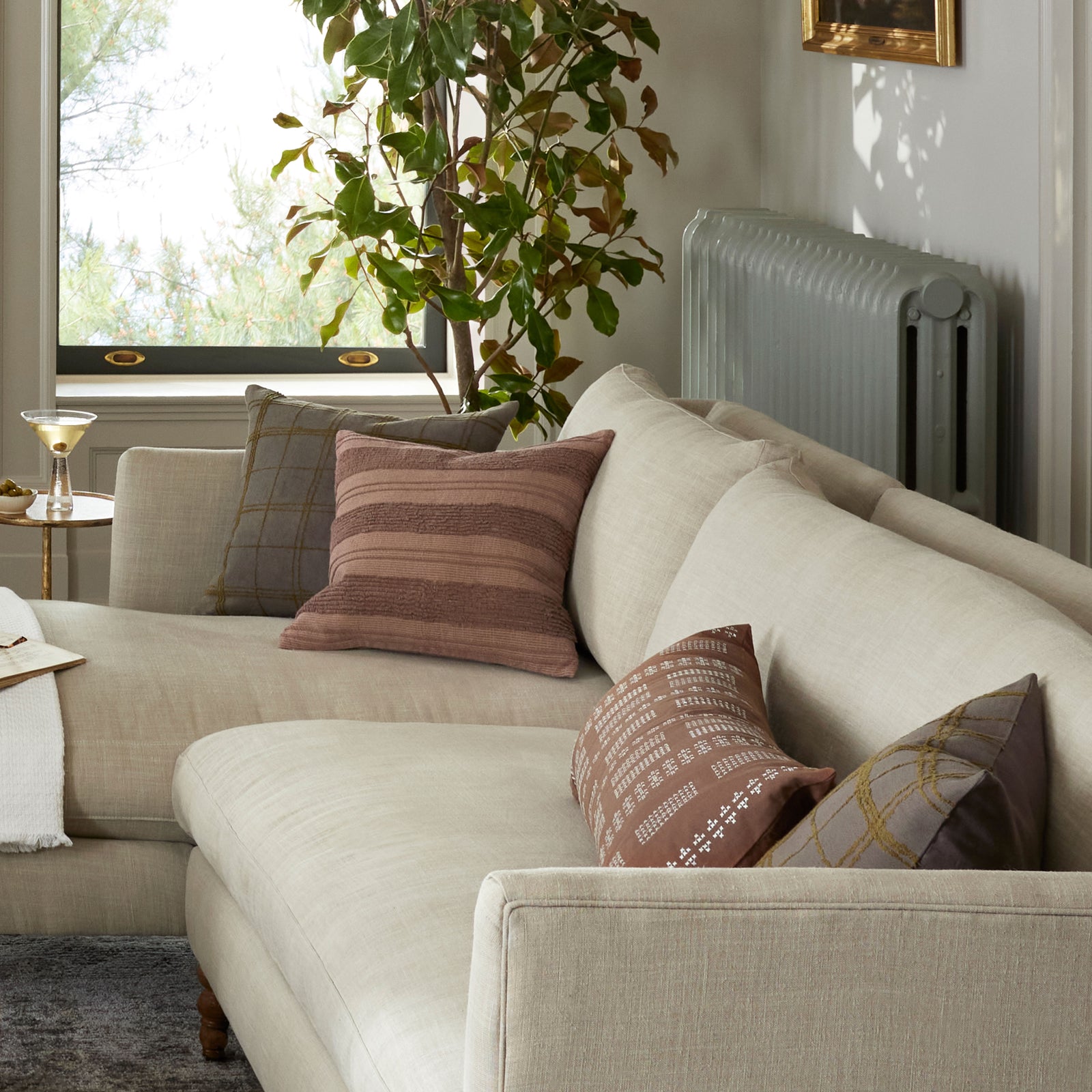 Kristy Clay Pillow — a Loloi pillow at Laurie Yapp Home.