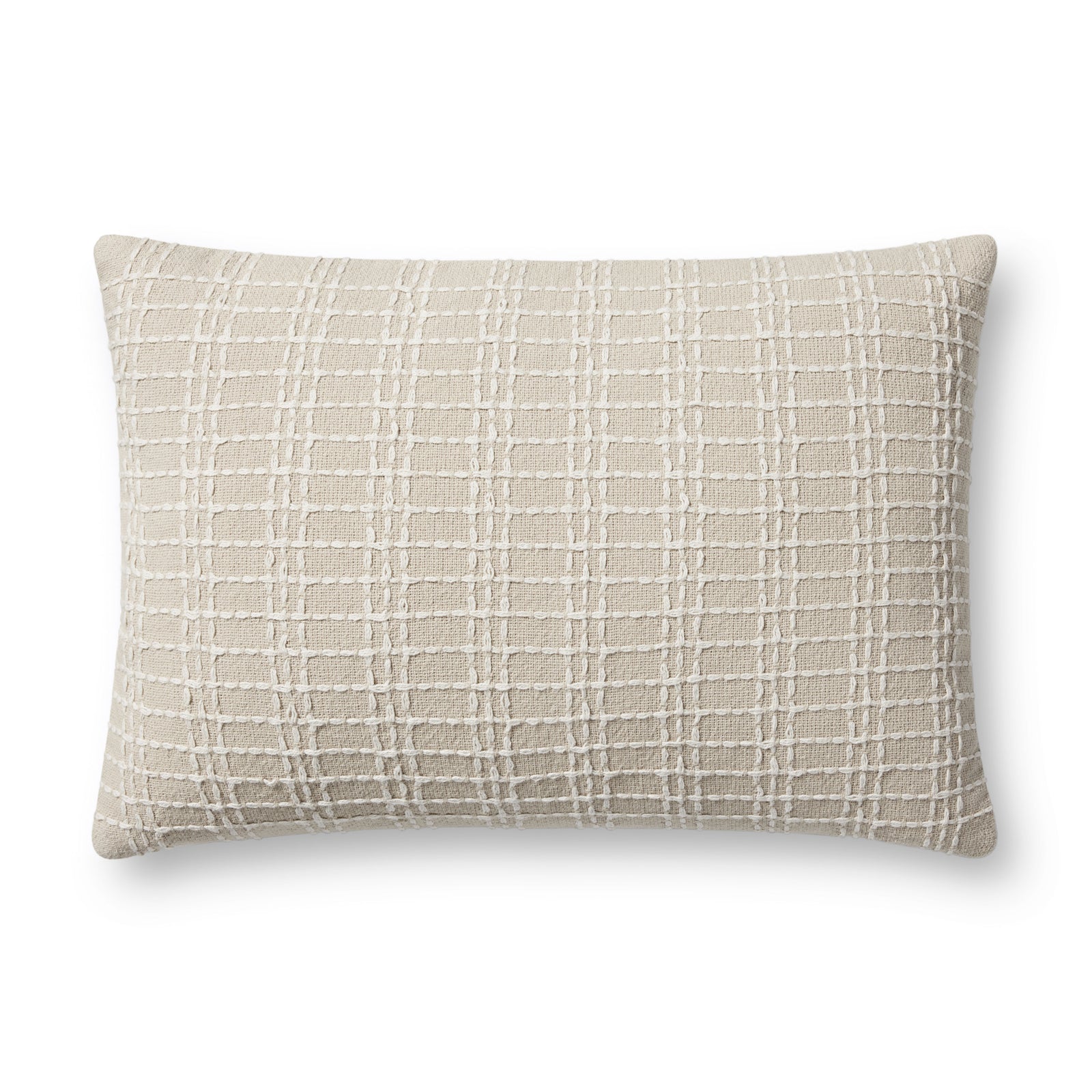 Beige / Ivory Pillow — a Loloi pillow at Laurie Yapp Home.