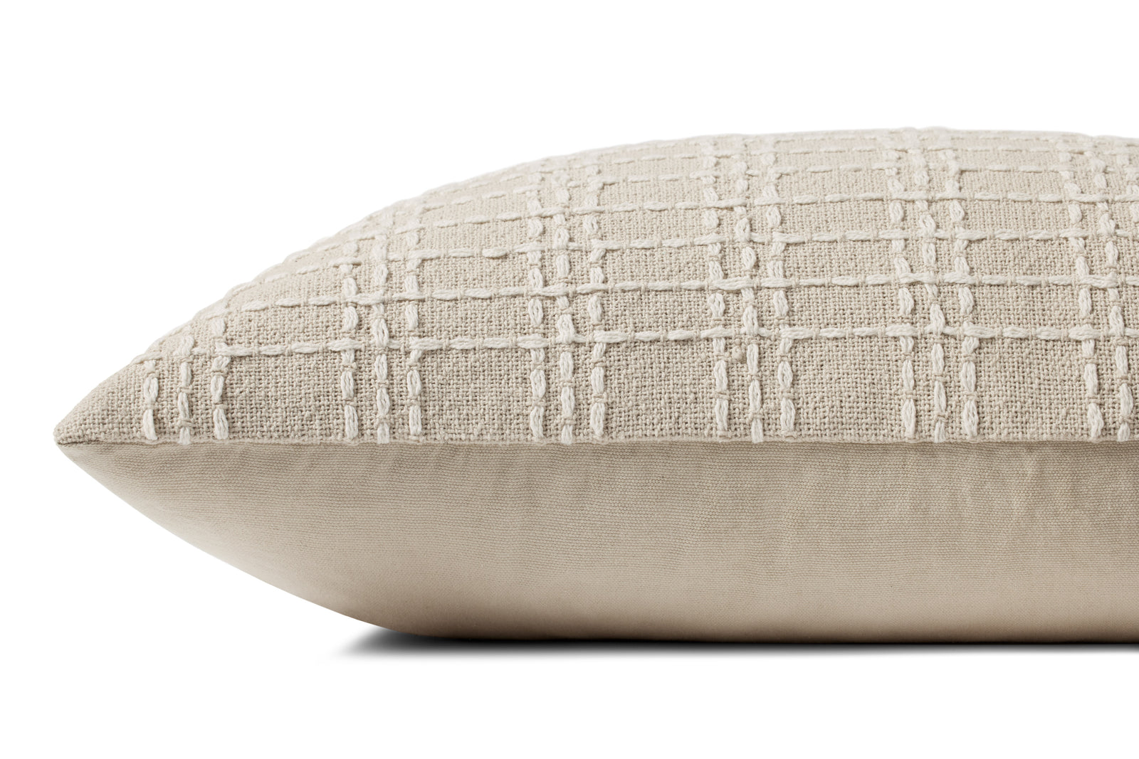 Beige / Ivory Pillow — a Loloi pillow at Laurie Yapp Home.