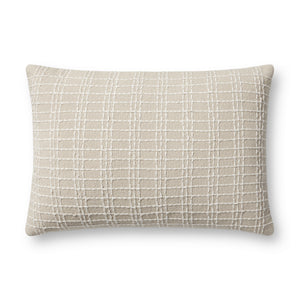 Beige / Ivory Pillow — a Loloi pillow at Laurie Yapp Home.