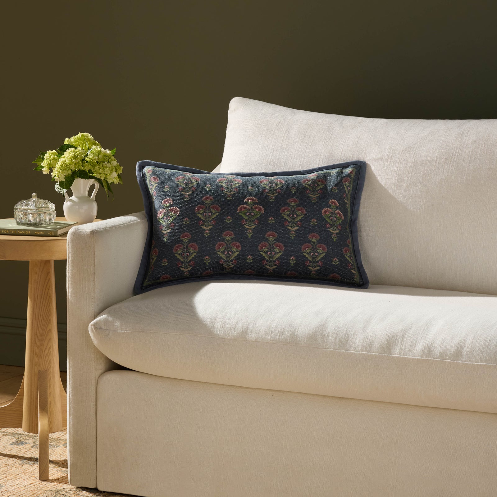 Marigold Blue / Multi Pillow — a Loloi pillow at Laurie Yapp Home.