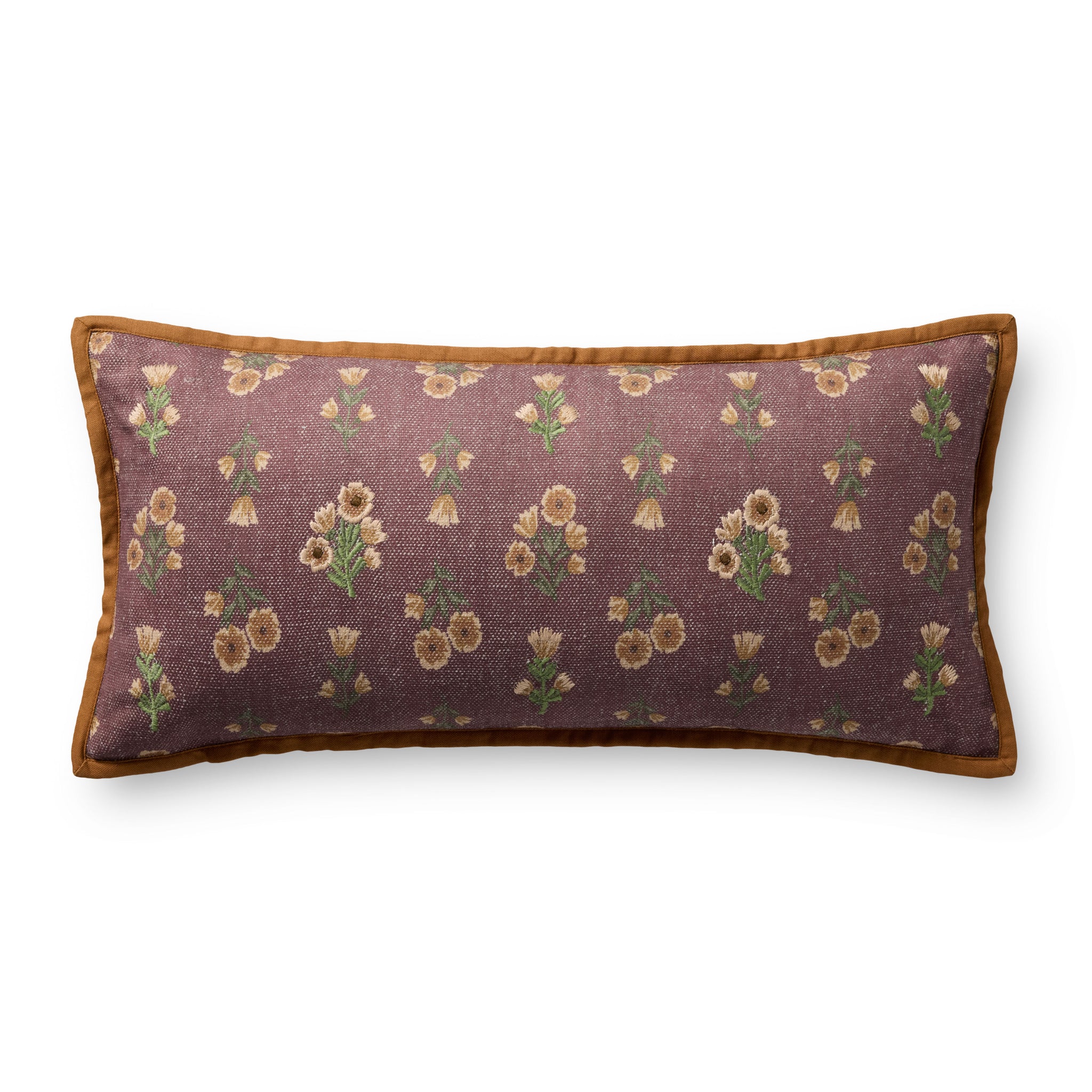 Posie Wine / Multi Pillow — a Loloi pillow at Laurie Yapp Home.