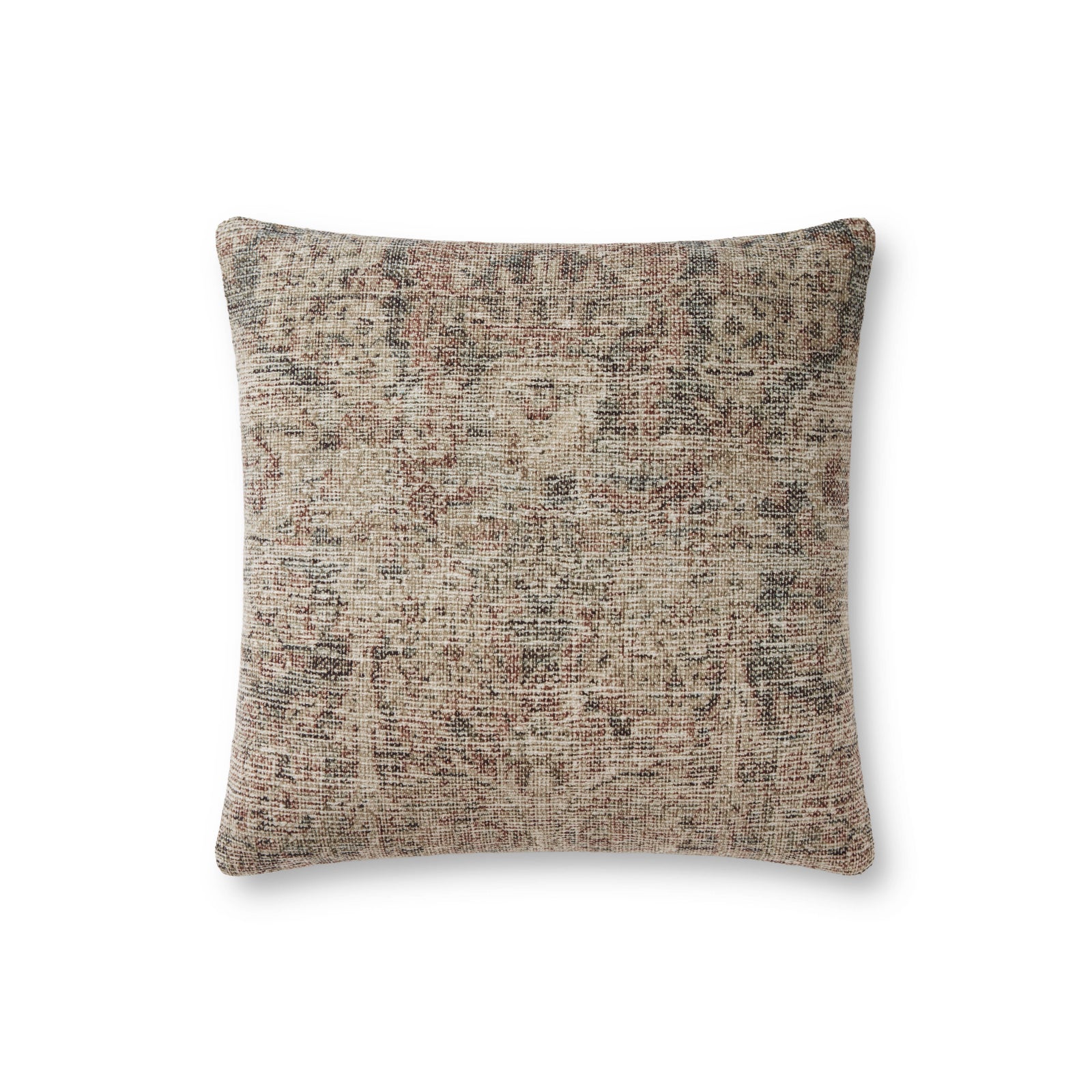 Beige / Multi Pillow — a Loloi pillow at Laurie Yapp Home.
