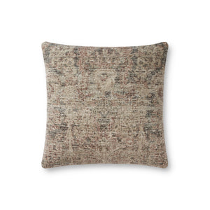 Beige / Multi Pillow — a Loloi pillow at Laurie Yapp Home.