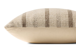 Ivory / Brown Pillow shown from another angle.