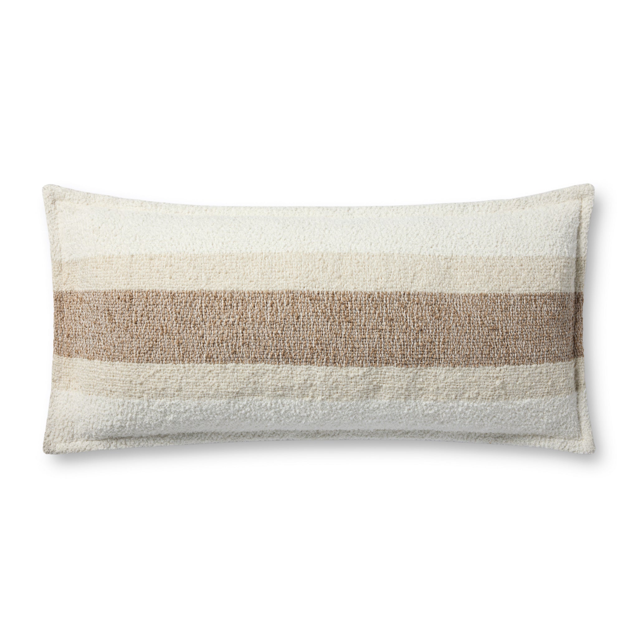 Natural / Multi Pillow (Pattern 4) — a Loloi pillow at Laurie Yapp Home.