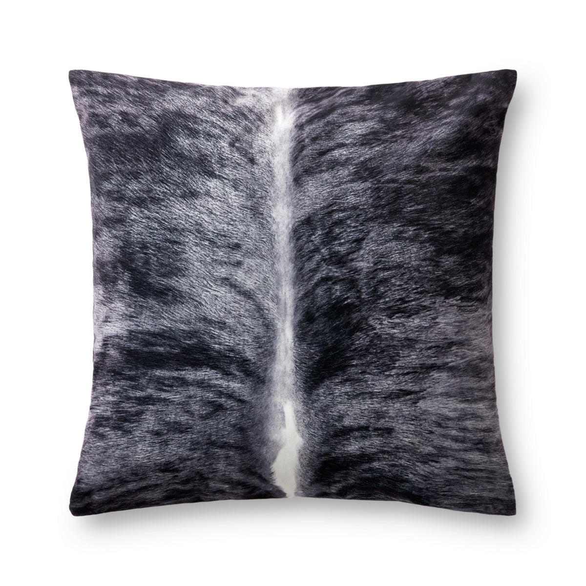 Charcoal Pillow (Pattern 4) — a Loloi pillow at Laurie Yapp Home.