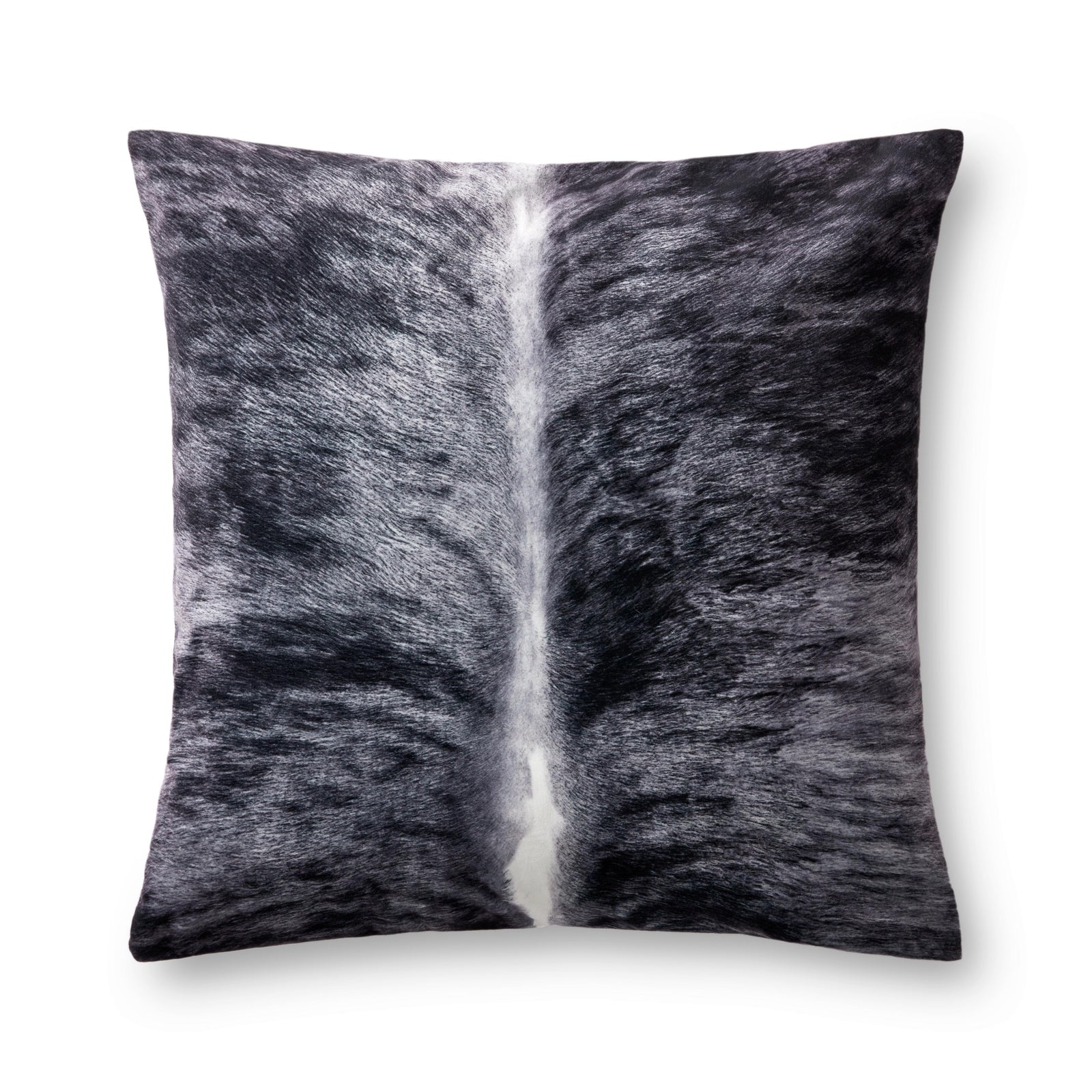 Charcoal Pillow (Pattern 4) — a Loloi pillow at Laurie Yapp Home.