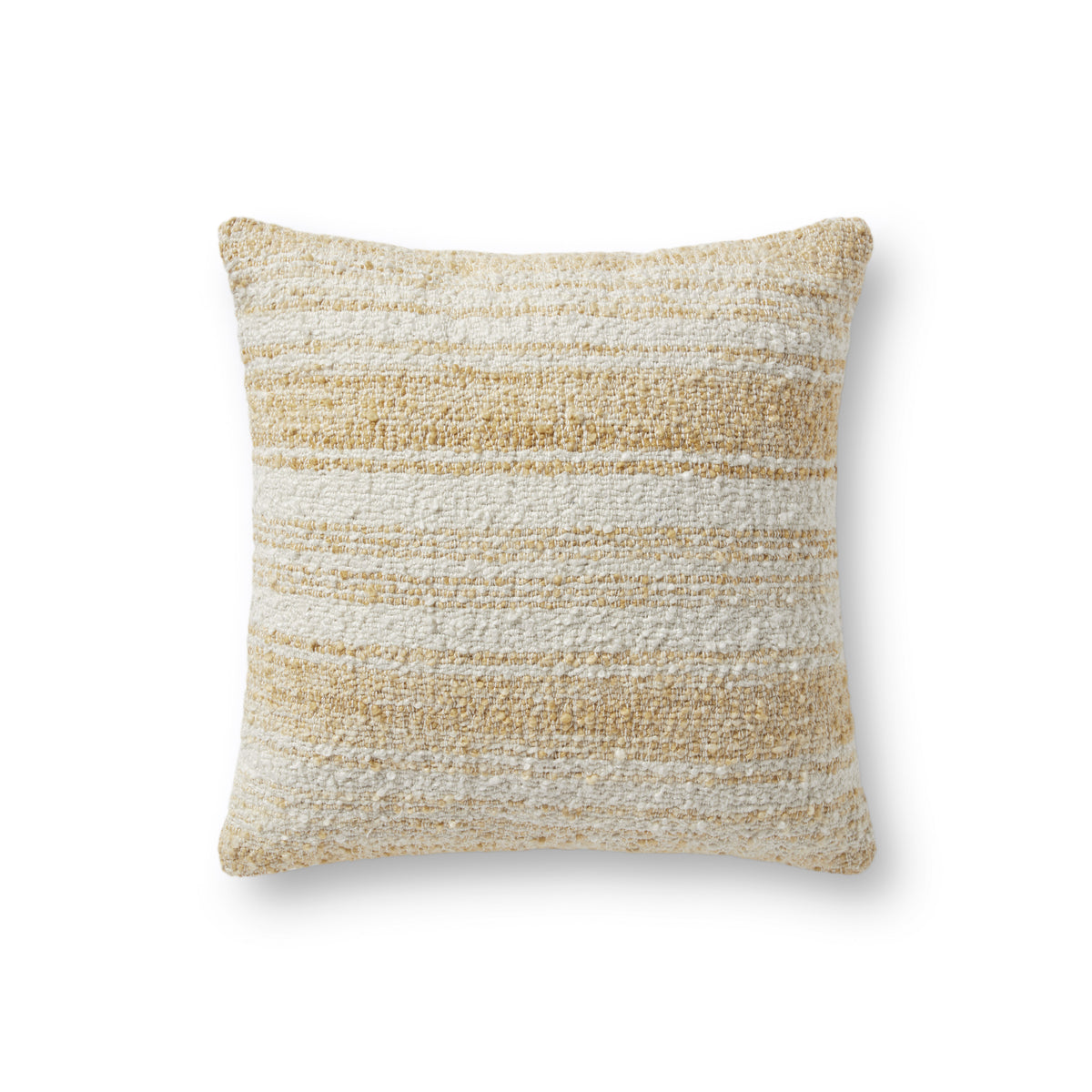 Gold / Ivory Pillow — a Loloi pillow at Laurie Yapp Home.