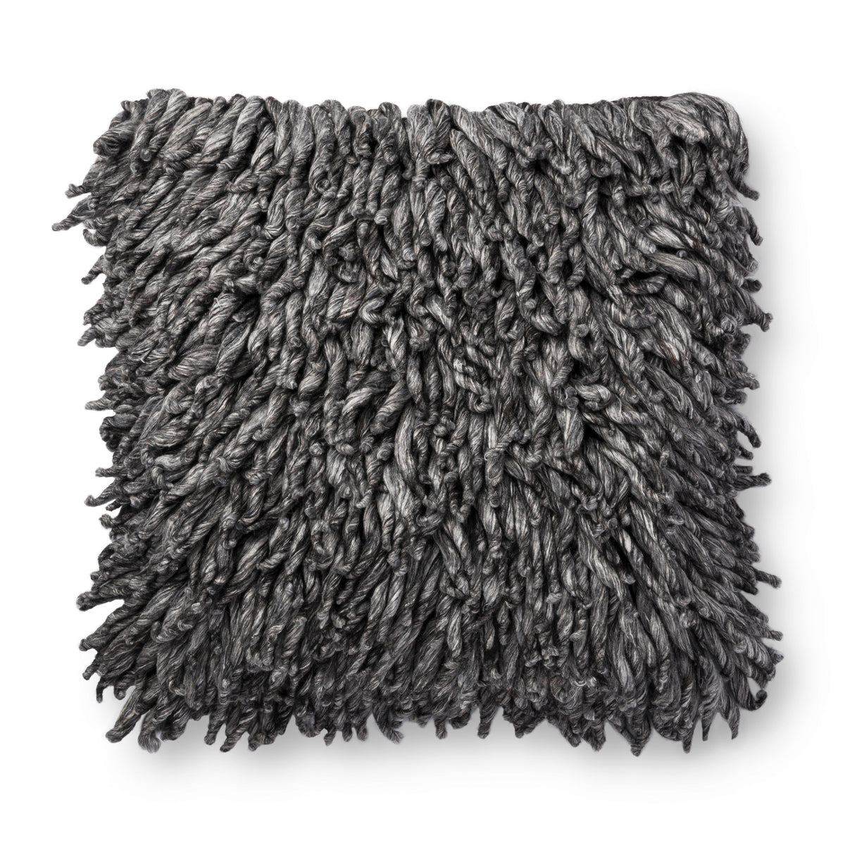 Charcoal Pillow (Pattern 3) — a Loloi pillow at Laurie Yapp Home.