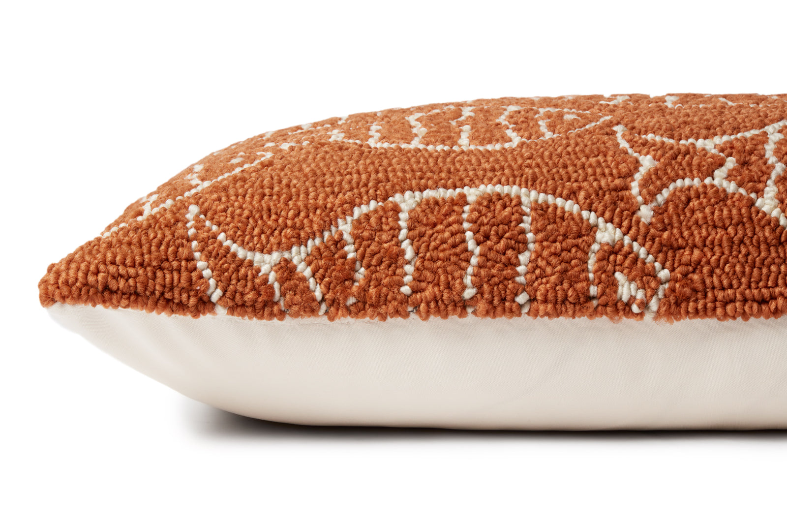 Orange Pillow (Pattern 2) — a Loloi pillow at Laurie Yapp Home.