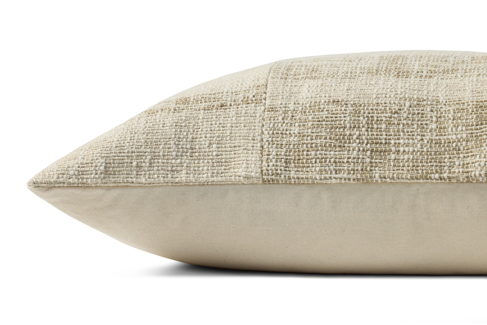 Beige / Natural Pillow (Pattern 2) — a Loloi pillow at Laurie Yapp Home.