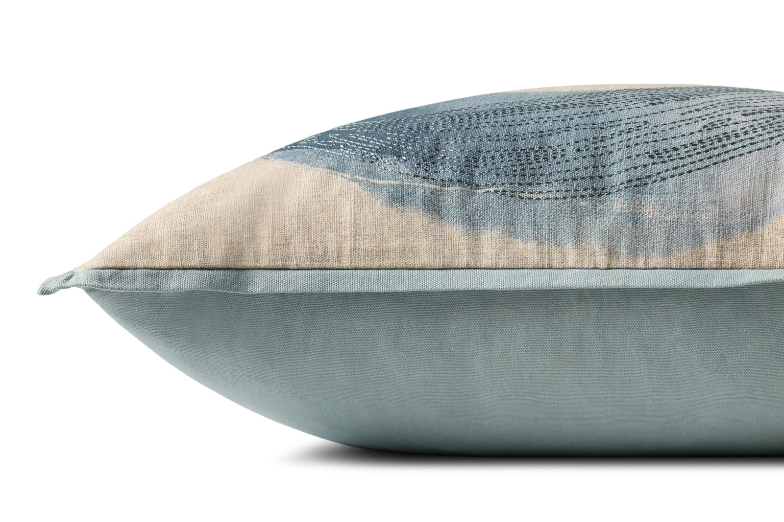 Blue Pillow (Pattern 7) — a Loloi pillow at Laurie Yapp Home.