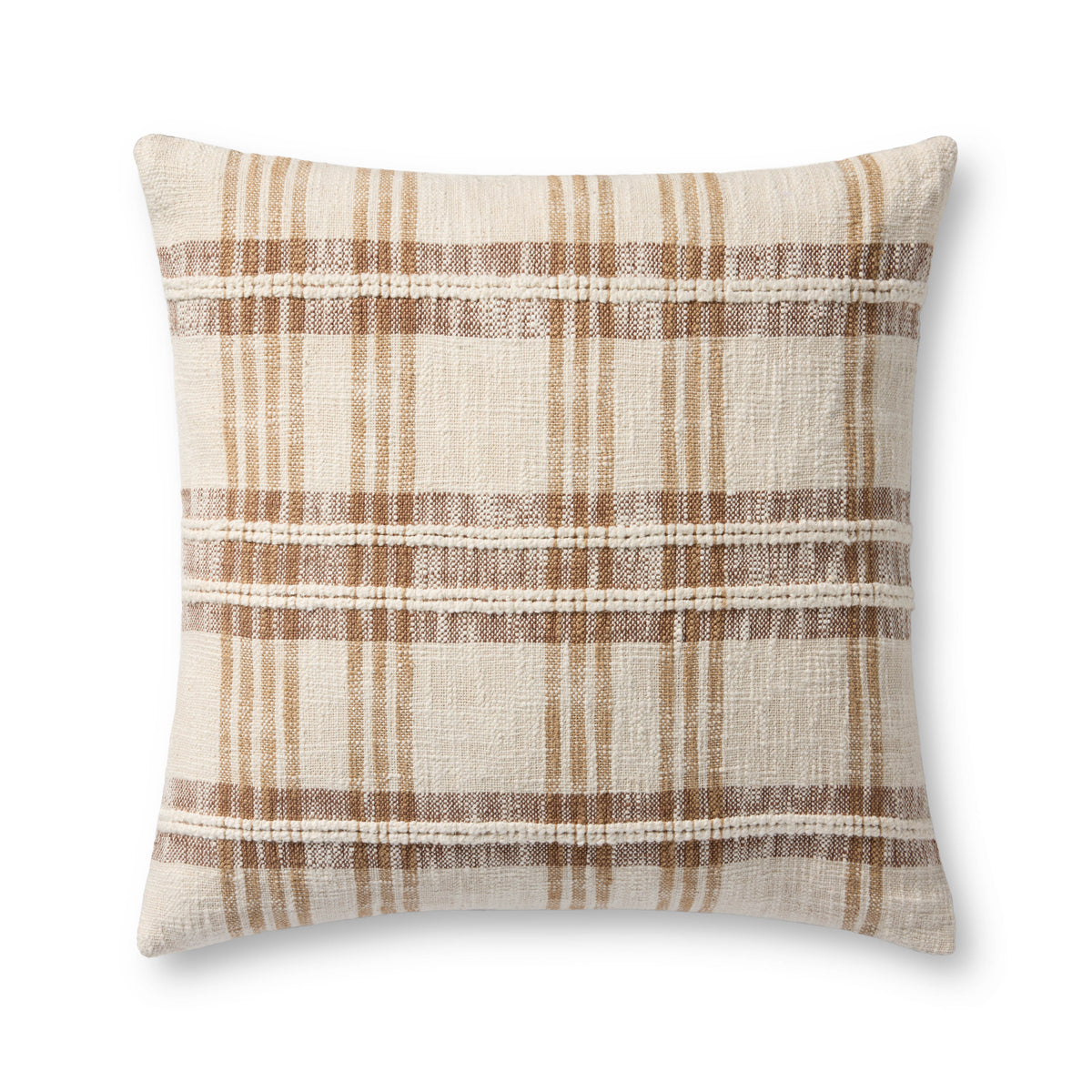 Tan / Multi Pillow — a Loloi pillow at Laurie Yapp Home.