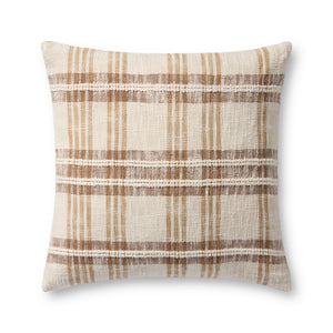 Tan / Multi Pillow — a Loloi pillow at Laurie Yapp Home.