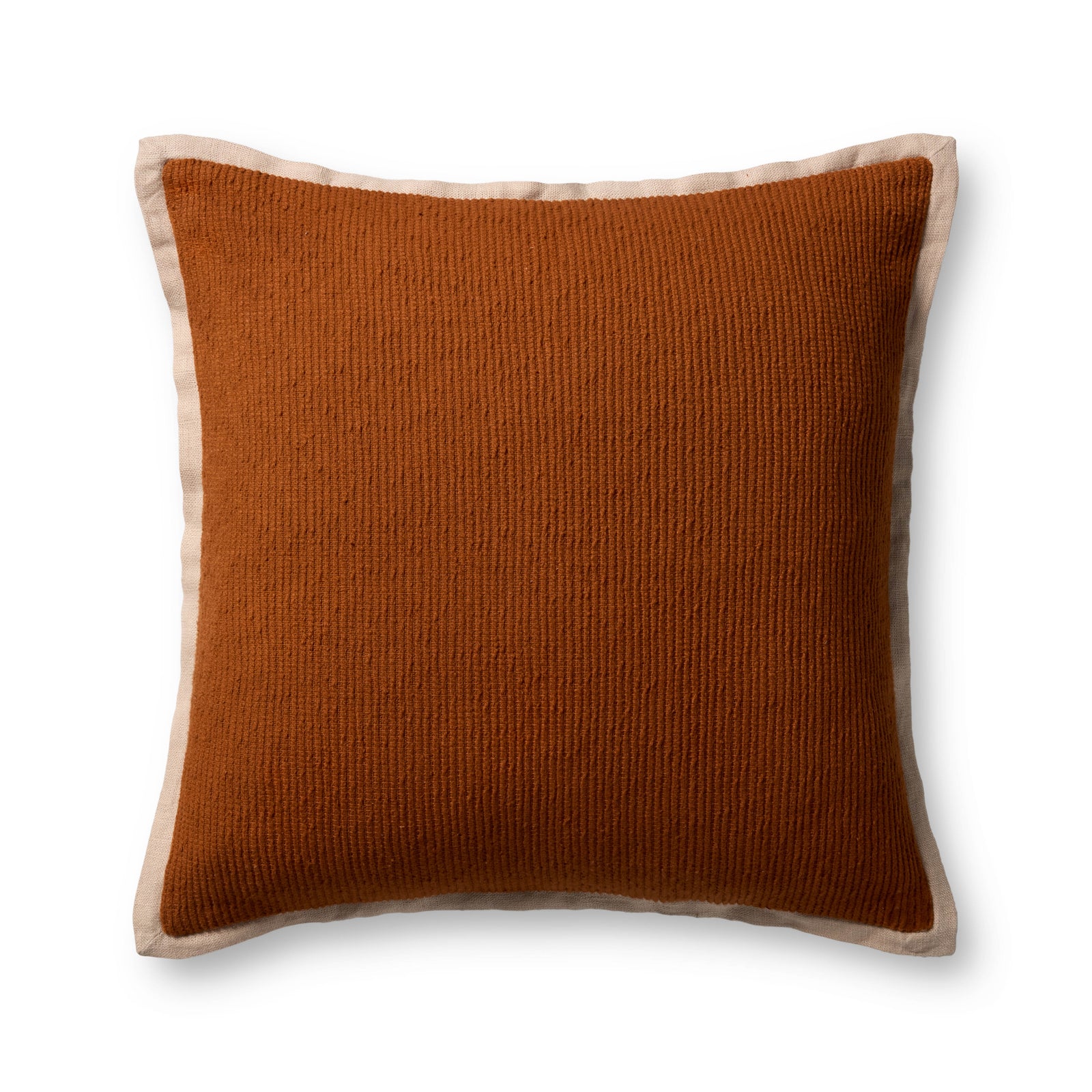 Rust Pillow (Pattern 5) — a Loloi pillow at Laurie Yapp Home.