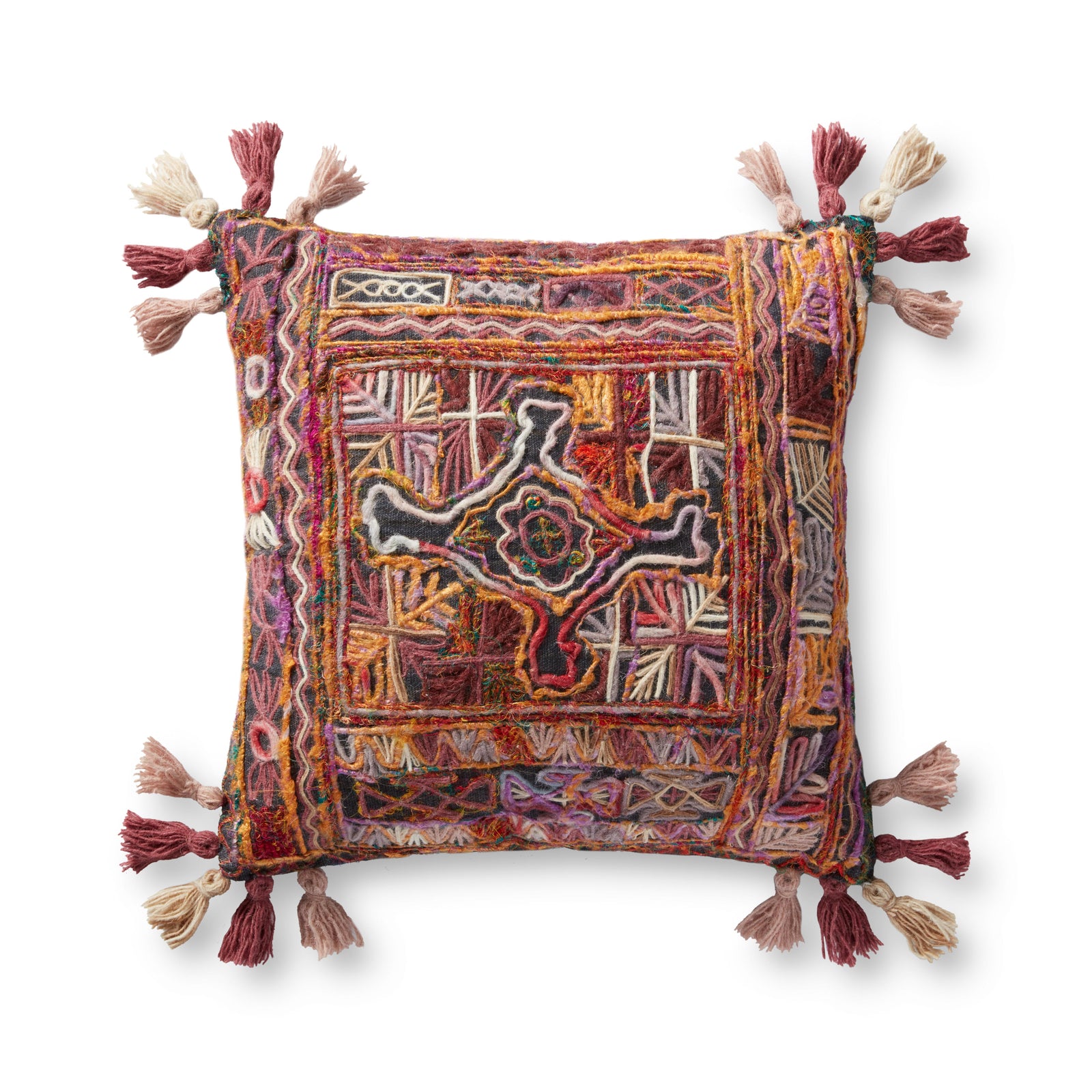 Multi Pillow (Pattern 7) — a Loloi pillow at Laurie Yapp Home.