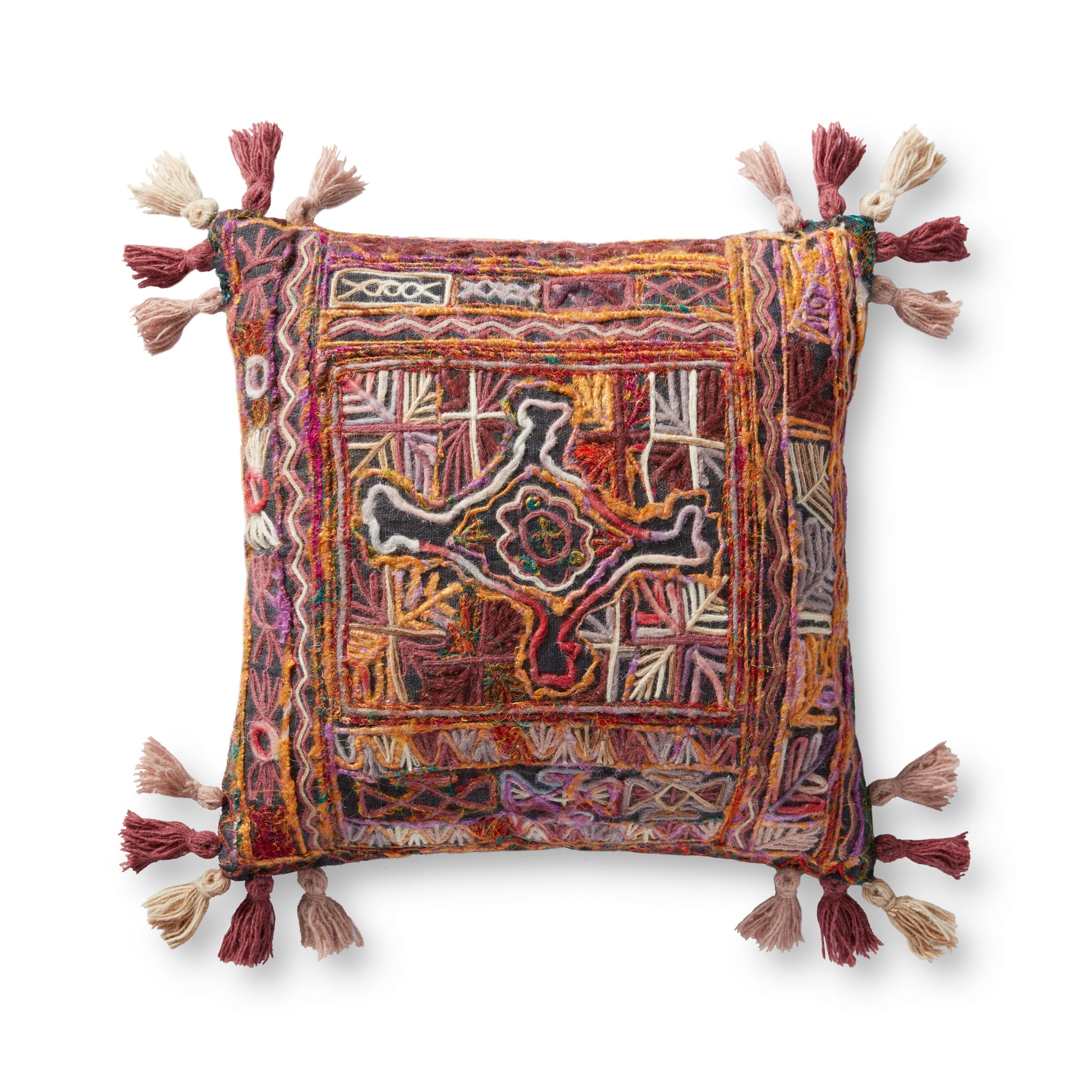 Multi Pillow (Pattern 7) — a Loloi pillow at Laurie Yapp Home.