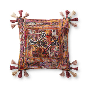 Multi Pillow (Pattern 7) — a Loloi pillow at Laurie Yapp Home.