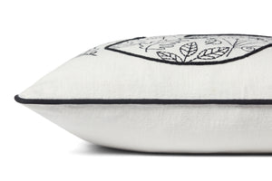 Black / Natural Pillow shown from another angle.