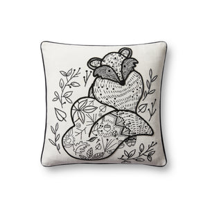 Black / Natural Pillow — a Loloi pillow at Laurie Yapp Home.