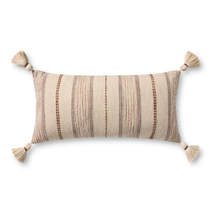 Ivory / Multi Pillow (Pattern 1) — a Loloi pillow at Laurie Yapp Home.