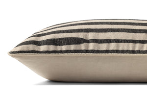Natural / Black Pillow shown from another angle.