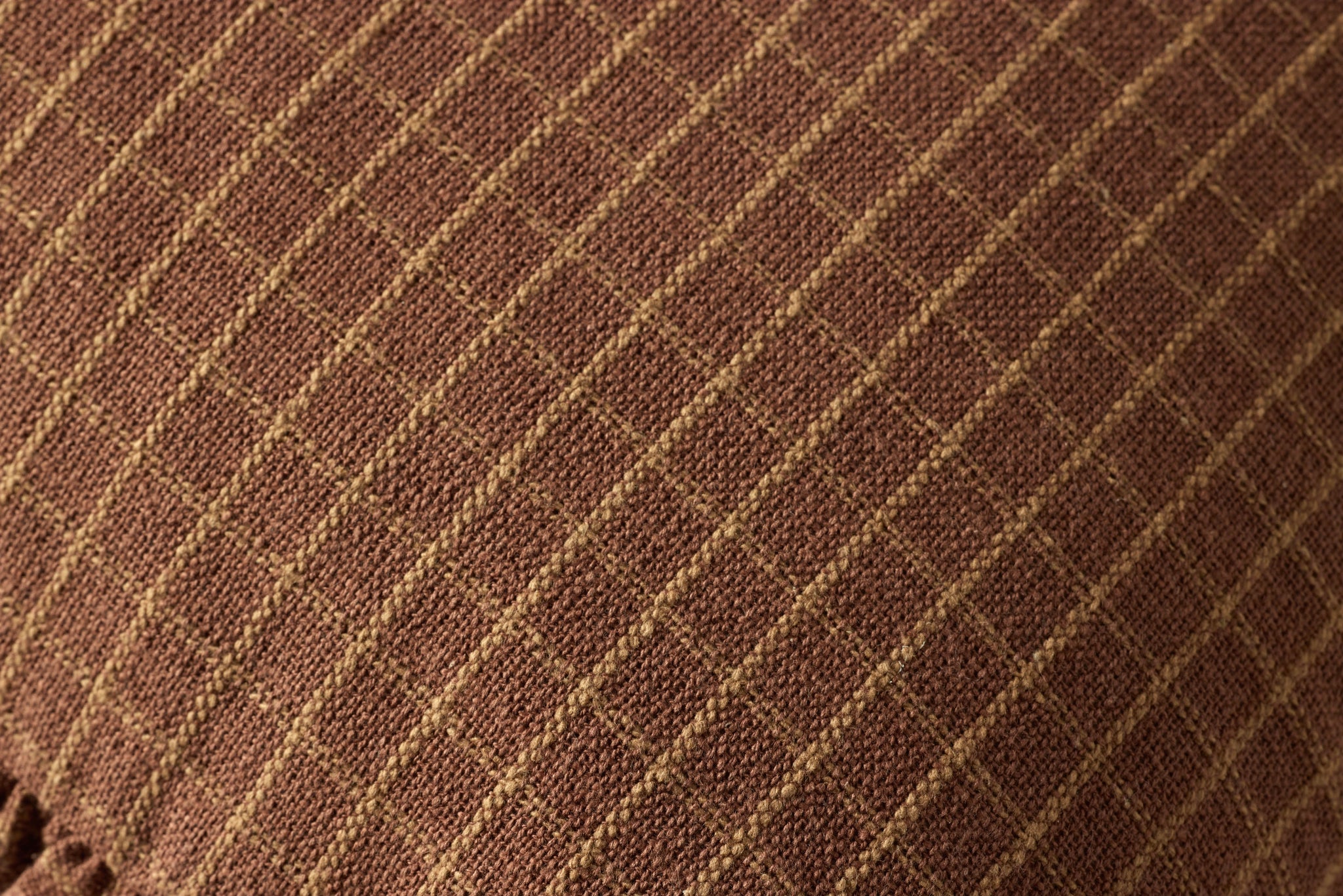 Dinah Chestnut Pillow shown from another angle.