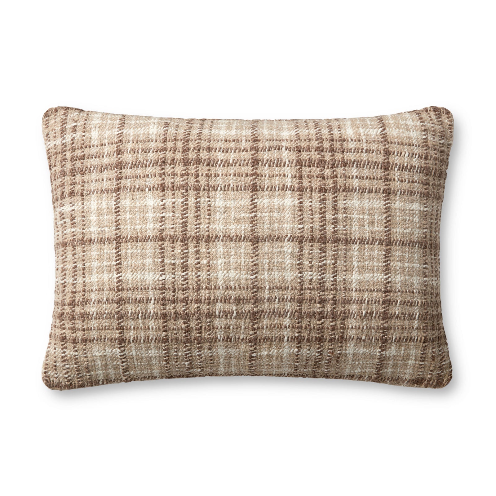 Beau Brown / Ivory Pillow — a Loloi pillow at Laurie Yapp Home.