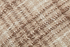 Beau Brown / Ivory Pillow shown from a different angle to reveal its pattern.