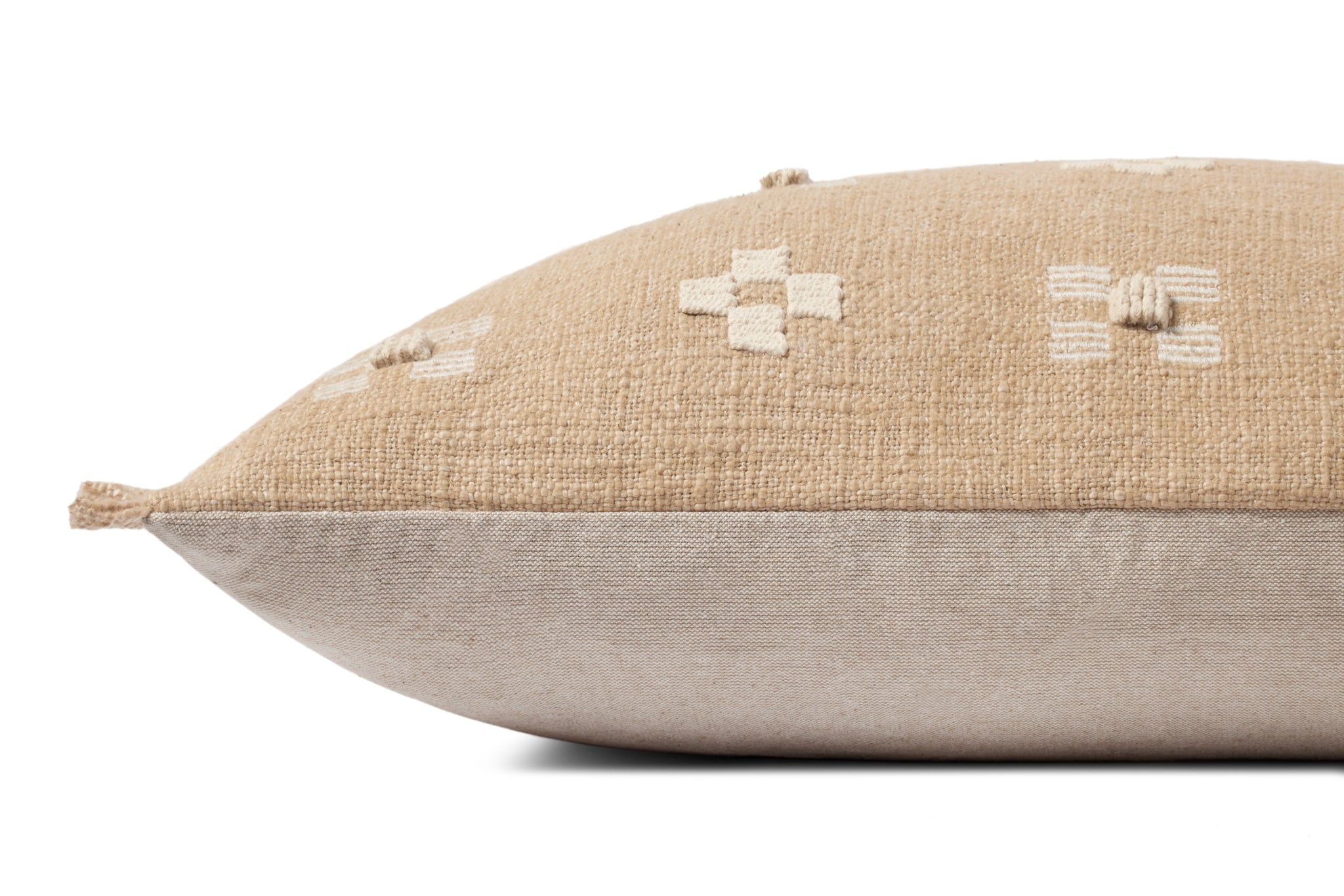 Natural Pillow (Pattern 9) shown from another angle.