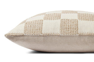 Beige Pillow (Pattern 1) shown from another angle.