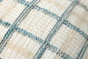 Norman Ivory / Blue Pillow shown from another angle.