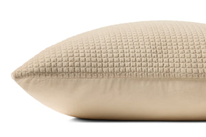 Ivory Pillow (Pattern 14) shown from another angle.